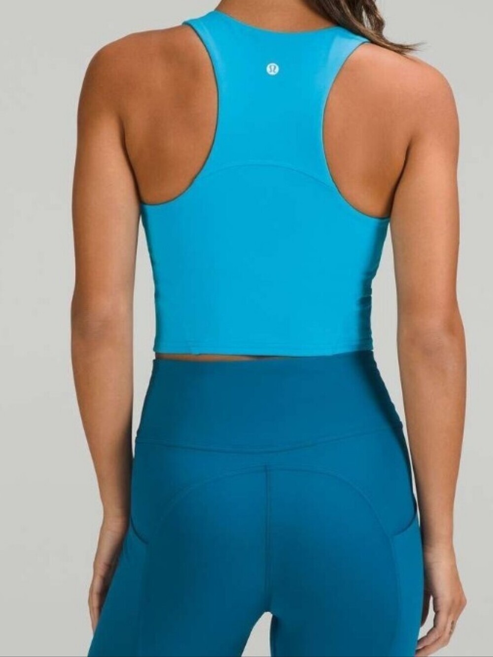 Lululemon Invigirate Training Tank Top Turquoise Tide Blue Size 6.